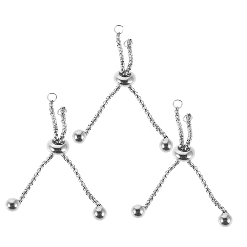 Lurrose 3 Stücke Verstellbare Schiebeketten mit Vakuumgold Beschichtung Langlebige Schmuckverlängerung für Armbänder Halsketten DIY Schmuckherstellung Metallerweiterung Lurrose 3 Stücke Verstellbare Schiebeketten mit Vakuumgold Beschichtung Langlebige Schmuckverlängerung für Armbänder Halsketten DIY Schmuckherstellung Metallerweiterung von Lurrose