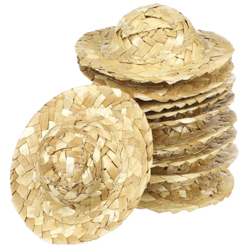 Lurrose 30 Stk Mini-stroh-sombrero-hüte Süße Puppenmütze Puppenkopfbedeckung Puppenhaar Zum Basteln Miniatur-strohhüte Für Puppen Miniaturen Zum Basteln Eimerhut Bambus Schal Selbstgemacht Lurrose 30 Stk Mini-stroh-sombrero-hüte Süße Puppenmütze Puppenkopfbedeckung Puppenhaar Zum Basteln Miniatur-strohhüte Für Puppen Miniaturen Zum Basteln Eimerhut Bambus Schal Selbstgemacht von Lurrose