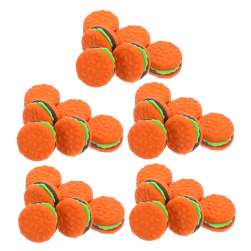 Lurrose 30 Stück Hamburger -Radiergummi Mini-Radierer Spielzeuggummi süße Radiergummis kawaii Eraser der Schulversorgung Neuheit Briefpapier Party-Radiergummi von Lurrose