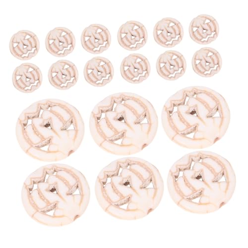Lurrose 30 Stück Kürbisperlen Halloween-perle Halloween Diy Handwerk Halloween Lose Perlen Perlen-anhänger Nachahmung Von Türkis Beige Lurrose 30 Stück Kürbisperlen Halloween-perle Halloween Diy Handwerk Halloween Lose Perlen Perlen-anhänger Nachahmung Von Türkis Beige von Lurrose