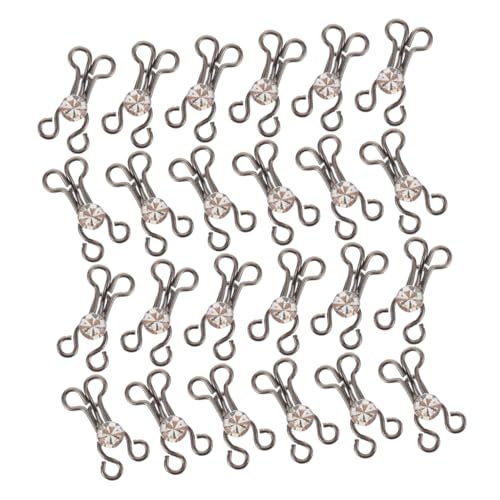 Lurrose 30 Stück Metallische Schnappverschlüsse mit für Kleidung Sicherer Verschluss für Bhs Hosen und Röcke Lurrose 30 Stück Metallische Schnappverschlüsse mit für Kleidung Sicherer Verschluss für Bhs Hosen und Röcke von Lurrose