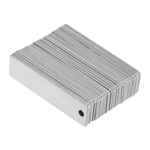 Lurrose 30 Stück Rechteckige Blanko Etiketten Metall Stanzblanks für Diy Schmuckherstellung Haustieranhänger Gravur Labels für Outdoor Aktivitäten Lurrose 30 Stück Rechteckige Blanko Etiketten Metall Stanzblanks für Diy Schmuckherstellung Haustieranhänger Gravur Labels für Outdoor Aktivitäten von Lurrose