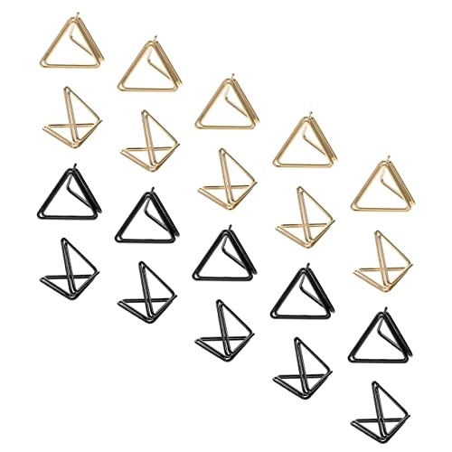 Lurrose 30 Stück Teiliges Dreieckiger Memo Clips aus Stabile Tischkartenhalter in Gold und Schwarz Vielseitige Fotoclips und Papierhalter für Büro Hochzeit Notizen und Dekoration Lurrose 30 Stück Teiliges Dreieckiger Memo Clips aus Stabile Tischkartenhalter in Gold und Schwarz Vielseitige Fotoclips und Papierhalter für Büro Hochzeit Notizen und Dekoration von Lurrose