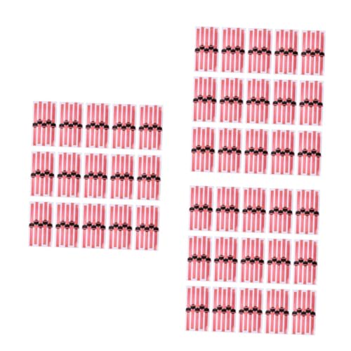 Lurrose 300 Stck. Selbstklebende Aufkleber für Kuchenverpackungen Rosa Deko Sticker für Kekse Langlebige Versiegelungsaufkleber für Backwaren von Lurrose