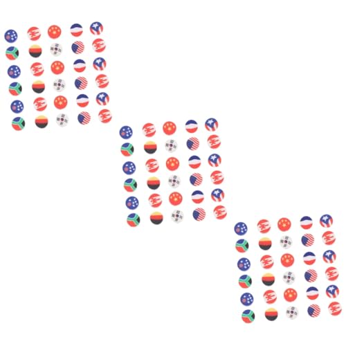 Lurrose 300 Stk Lose Perlen der DIY-Flagge kinder bastelset basteln für kinder Armband für Kinder Kinder, die Bastelperlen herstellen Perlen für Armbänder Nationalflaggen lose Perlen Sport von Lurrose