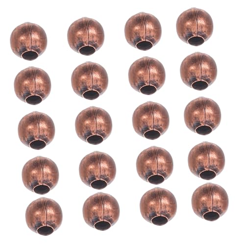 Lurrose 300 Stück Metall Spacer Perlen Großes Loch Glatte Runde Abstandshalter Für Diy Schmuckherstellung Armbänder Halsketten Ohrringe von Lurrose