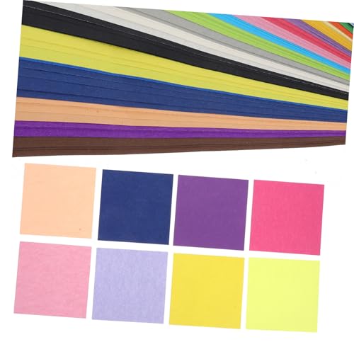 Lurrose 300 Stück Origami farbiges papier buntes Tonpapier farbige Pappe farbiges Baupapier Papierhandwerk für DIY-Kartenpapier Buntes Kartonpapier buntes Bastelpapier Papierstau von Lurrose