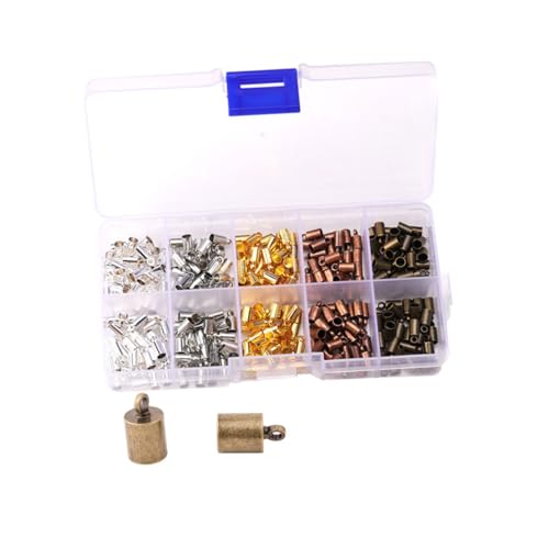 Lurrose 300Stücke Messing Kappen Für Lederbänder DIY Schmuckzubehör Für Anhänger Und Quastenherstellung Runde Kappen Für Schmuckprojekte Lurrose 300Stücke Messing Kappen Für Lederbänder DIY Schmuckzubehör Für Anhänger Und Quastenherstellung Runde Kappen Für Schmuckprojekte von Lurrose