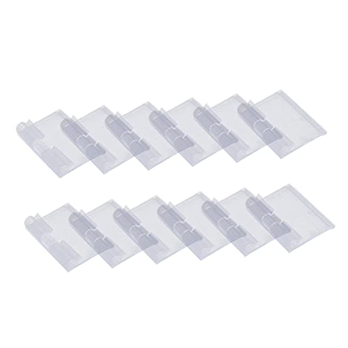 Lurrose 30St Preisschild Warenzeichen Warenanhängerhalter bequeme Tags schwarze Regale Preisschilder Preisschildhalter nützliches Schild Preisauszeichnungsetiketten PVC Transparent von Lurrose