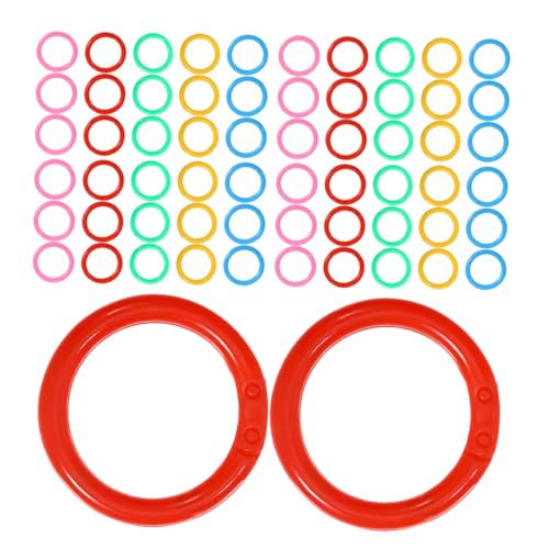 Lurrose 350 Stück Kunststoff Binder Ringe Robuste Flexible Ringbücher für Lose Karten und Dokumentenorganisation für Schule Büro und Zuhause Lurrose 350 Stück Kunststoff Binder Ringe Robuste Flexible Ringbücher für Lose Karten und Dokumentenorganisation für Schule Büro und Zuhause von Lurrose
