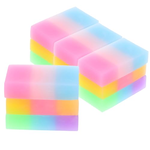 Lurrose 36 Stück Bunte Jelly Radiergummis im Niedliche Cartoon Radierer für Schule und Büro Praktische Mitgebsel für Partys und von Lurrose