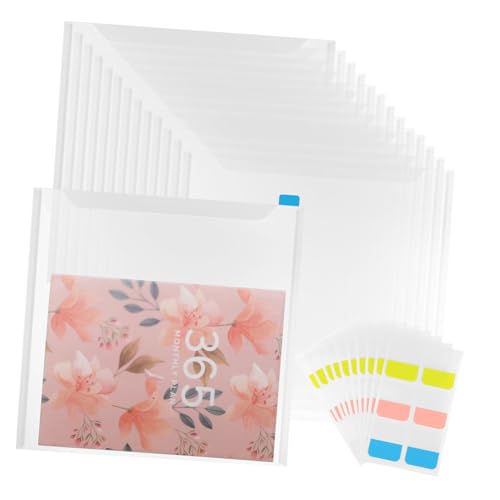 Lurrose 36 Stück Teiliges Transparente Dokumenten Organizer Robustem Kunststoff mit Beschriftungsfenstern Vielseitige Aufbewahrungstaschen für Effiziente Papierorganisation Zuhause Schule Lurrose 36 Stück Teiliges Transparente Dokumenten Organizer Robustem Kunststoff mit Beschriftungsfenstern Vielseitige Aufbewahrungstaschen für Effiziente Papierorganisation Zuhause Schule von Lurrose