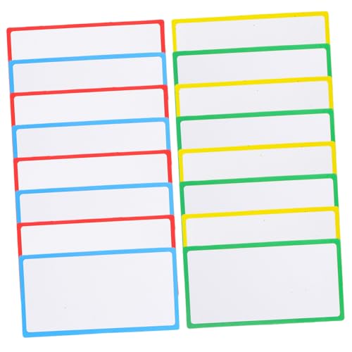Lurrose 36 Stücke Trocken Abwischbare Magnetische Etiketten Beschreibbare Magnete für Klassenzimmer Whiteboard Kühlschrank Magnetische Namensschilder Lurrose 36 Stücke Trocken Abwischbare Magnetische Etiketten Beschreibbare Magnete für Klassenzimmer Whiteboard Kühlschrank Magnetische Namensschilder von Lurrose