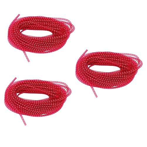 Lurrose 3st Mesh-Rohr Maschenschläuche Für Das Handwerk Netzrohr-Handwerk Band Zum Basteln Netzschlauch Maschenrohr Für Handwerk Nylongewebe Garnschnur Biegen Steckdose Zubehör Rot Lurrose 3st Mesh-Rohr Maschenschläuche Für Das Handwerk Netzrohr-Handwerk Band Zum Basteln Netzschlauch Maschenrohr Für Handwerk Nylongewebe Garnschnur Biegen Steckdose Zubehör Rot von Lurrose