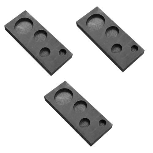 Lurrose 3stücke Graphit Gussform Für Metallgießen Wiederverwendbare Graphitschmelzform Geeignet Für Labor Und Schulprojekte Lurrose 3stücke Graphit Gussform Für Metallgießen Wiederverwendbare Graphitschmelzform Geeignet Für Labor Und Schulprojekte von Lurrose