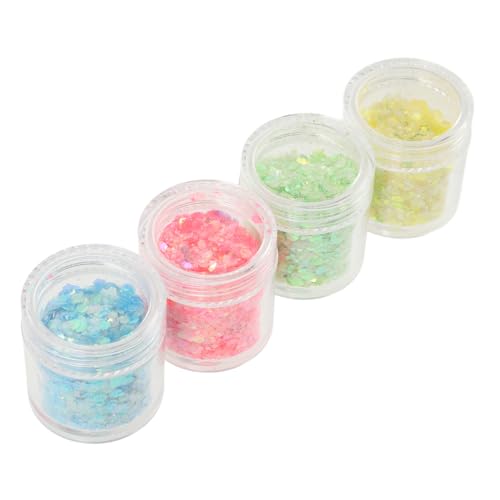 Lurrose 4 Leuchtendes Glitzerpulver Nagel Bunt Feines Glitzern Polieren Funkeln Multipack Für Metallisch Glitzerndes Gesicht Körper Glitzer Glitzerflocken Make-up-glitzer Das Haustier Lurrose 4 Leuchtendes Glitzerpulver Nagel Bunt Feines Glitzern Polieren Funkeln Multipack Für Metallisch Glitzerndes Gesicht Körper Glitzer Glitzerflocken Make-up-glitzer Das Haustier von Lurrose