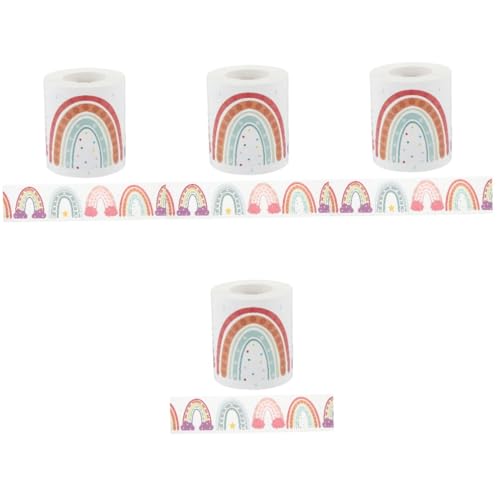 Lurrose 4 Rollen Randaufkleber Regenbogenbrücke Bretter Streifen Klassenzimmergrenzen Wand bürodeko büro dekoration Tafelrandpapier abnehmbare Bordüre Aufkleber aus beschichtetem Papier Lurrose 4 Rollen Randaufkleber Regenbogenbrücke Bretter Streifen Klassenzimmergrenzen Wand bürodeko büro dekoration Tafelrandpapier abnehmbare Bordüre Aufkleber aus beschichtetem Papier von Lurrose