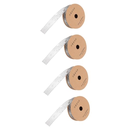 Lurrose 4 Rollen Und Basteln Transparentes Chiffonband Pastellfarbenes Band Seide Band Für Blumenstrauß Blumenband Glänzend Dekoration Dekoratives Wickelband Diy Liefert Stoff Light Grey Lurrose 4 Rollen Und Basteln Transparentes Chiffonband Pastellfarbenes Band Seide Band Für Blumenstrauß Blumenband Glänzend Dekoration Dekoratives Wickelband Diy Liefert Stoff Light Grey von Lurrose