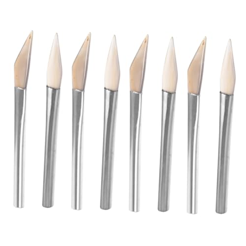 Lurrose 4 Sätze Bastelbedarf Achat Polierer Schmuck Für Polieren Jewelry Cleaner Goldschmiedewerkzeuge Edelsteinpolierer Achatpolierer Zum Glätten Diy-tool Rostfreier Stahl 2 Stücke * 4 von Lurrose