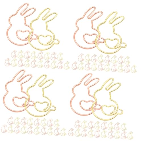 Lurrose 4 Sätze Büroklammer Für Die Schule Karikatur Clips Cartoon-papierklammer Dekorativ Heftklammern Und Büroklammern Befestigungsmarkierungsclip Lesezeichen Geformt Metall 20 Stück * 4 von Lurrose