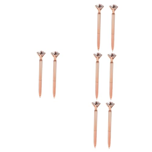 Lurrose 4 Sätze Diamant-kugelschreiber Hausbedarf Ergonomischer Schülerstift Schreibstift Für Den Täglichen Gebrauch Preisverleihung Kugelschreiber Für Den Haushalt Metall 2 Stück * 4 von Lurrose