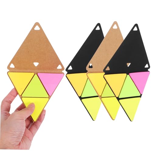 Lurrose 4 Sätze Dreieckige Pet Haftnotizen Selbstklebende Memo Pads Verschiedenen Farben Wasser und Abriebfest für Büro und Studium Organisationshilfe Lurrose 4 Sätze Dreieckige Pet Haftnotizen Selbstklebende Memo Pads Verschiedenen Farben Wasser und Abriebfest für Büro und Studium Organisationshilfe von Lurrose