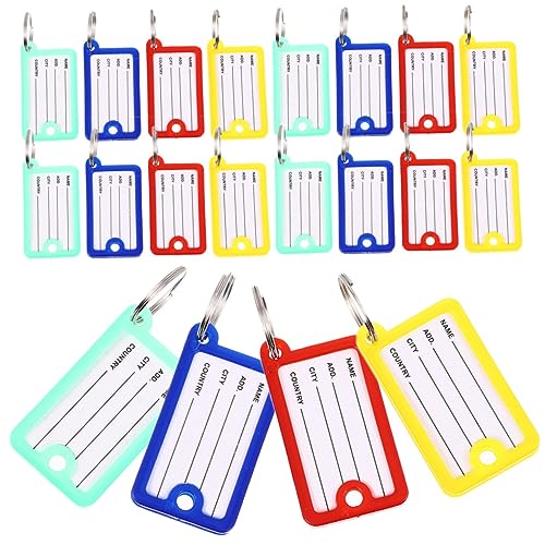 Lurrose 4 Sätze Farbiger Schlüsselanhänger Namensetiketten Schlüsselmarkierer Beschriftbare Schlüsselanhänger Key Chains Kompakte Label-tags Hotelschlüsseletiketten Pp 40 Stück * 4 Lurrose 4 Sätze Farbiger Schlüsselanhänger Namensetiketten Schlüsselmarkierer Beschriftbare Schlüsselanhänger Key Chains Kompakte Label-tags Hotelschlüsseletiketten Pp 40 Stück * 4 von Lurrose