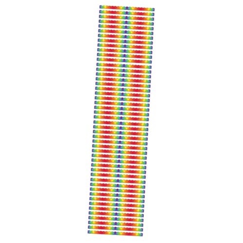 Lurrose 4 Sätze Festival Pinnwand Grenze Bunte Magnetische Bordüre Farbig Groß Streifen Scheckheft Scrabbook Abnehmbare Bordüre Entzückende Bordüre Pvc Weichmagnetisch 12 Stück * 4 von Lurrose