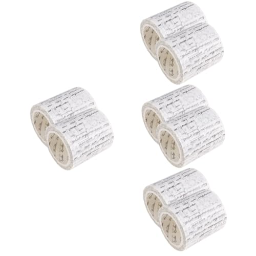 Lurrose 4 Sätze Gothic-band Dekoratives Klebeband Straßenband Dekorband Bastelset Basteln Für Aufkleber Dekorative Bänder Altes Papierband Japanisches Papier 2 Rollen * 4 von Lurrose