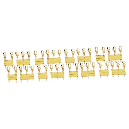 Lurrose 4 Sätze Magnetische Halskette Mehrlagige Schnalle Silberne Halskettenketten Drehverschluss Schlüsselanhängerringe Armbandverschlüsse Und Verschlüsse 2 Stücke * 4 von Lurrose