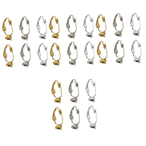 Lurrose 4 Sätze Ohrring-konverter Ohrstecker Durchbohrte Ohrringe Zum Anclipsen Umwandeln Diy Ohrringkonverter Gold Schnappen Ohrhaken Für Die Schmuckherstellung Clip- Kupfer 6 Stück * 4 von Lurrose