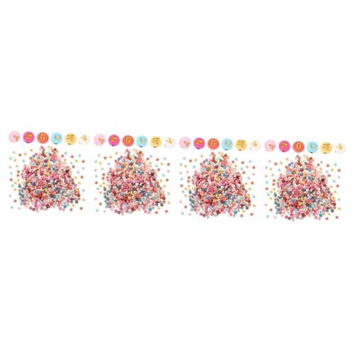 Lurrose 4 Sätze - Perlen Brief Basteln Schwarze Buchstabenperlen Sortiert Schmuck Lose Und Farbig Bunt Für Herstellung Reiz Diy Liefert Armband Zubehör Spacer Perlen Acryl 1000 Stück * 4 Lurrose 4 Sätze - Perlen Brief Basteln Schwarze Buchstabenperlen Sortiert Schmuck Lose Und Farbig Bunt Für Herstellung Reiz Diy Liefert Armband Zubehör Spacer Perlen Acryl 1000 Stück * 4 von Lurrose
