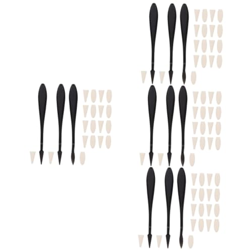 Lurrose 4 Sätze Skizzen-radiergummi-set Gekneteter Radiergummi Zeichnung Entferner Kunst Schwämme Zeichnen Skizzieren Stumpf Bausatz Wischen Radiergummis Mischen Skizzentücher Black Pp von Lurrose