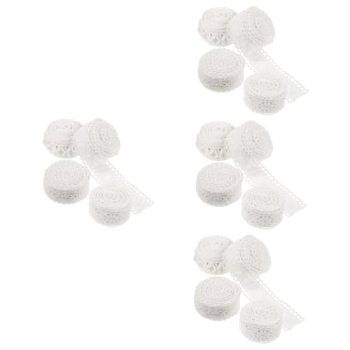 Lurrose 4 Sätze Spitzenband Zum Wickeln Ausgefallene Dekoration Für Hochzeiten Weihnachtsdekoration Kleid Für Hochzeitsgäste Frauen Basteln Rosa Besatz Rüsche Dünn 4 Rollen * 4 Lurrose 4 Sätze Spitzenband Zum Wickeln Ausgefallene Dekoration Für Hochzeiten Weihnachtsdekoration Kleid Für Hochzeitsgäste Frauen Basteln Rosa Besatz Rüsche Dünn 4 Rollen * 4 von Lurrose