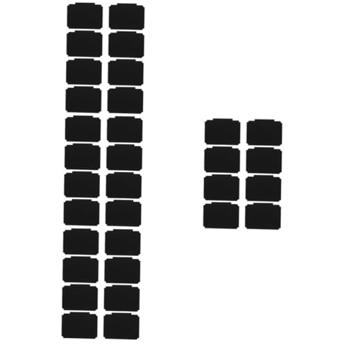 Lurrose 4 Sätze Warenzeichen Kunststoffclips Kunstoffclips Tagout Label Gewürz Etikett Etiketten Einzelhandel Regal Einkaufskorb Preisetikett Schwarze Tafelklammern Pp Black 8 Stück * 4 von Lurrose
