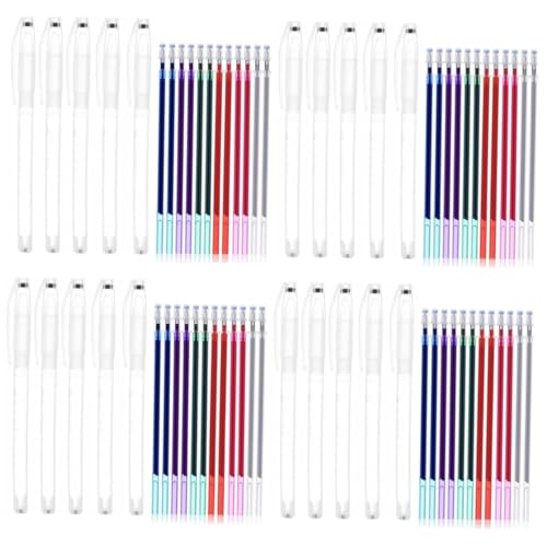 Lurrose 4 Sätze Wasserlöslichen Schneiderstiften Mischfarben Stifthülsen Abwischbare Textilmarker für Kreative Nähprojekte Einfach zu Entfernen ohne Rückstände für Stoffe und Zeichnungen von Lurrose