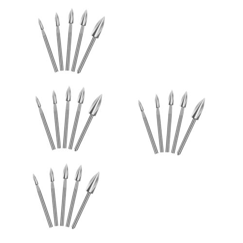 Lurrose 4 Sätze Werkzeuge Zur Metallbearbeitung Holzschnitzerei Schnitzel-kit Bausatz Schnitzwerkzeuge Holzschnitzgrat Flachbohrer Für Die Holzbearbeitung Weißer Stahl Silber 5 Stück * 4 Lurrose 4 Sätze Werkzeuge Zur Metallbearbeitung Holzschnitzerei Schnitzel-kit Bausatz Schnitzwerkzeuge Holzschnitzgrat Flachbohrer Für Die Holzbearbeitung Weißer Stahl Silber 5 Stück * 4 von Lurrose