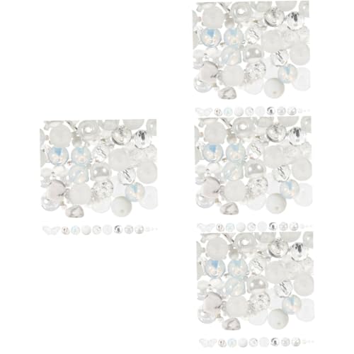 Lurrose 4 Stück 1 Armband Perlen Masse Perlen für die Herstellung von Armbändern Perlen für Armbänder Reize geformt bastelzeug bracelet beads halskette Perlen für Schmuck DIY Glasperlen von Lurrose