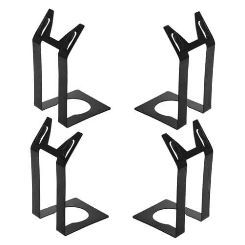 Lurrose 4 Stück Etikettenhalter Warenschildhalter-Clip Metallclip Etikettencliphalter Korbetikettenclip Tag-Display-Halter Cliphalter für Handelsschilder Schilder aus Metall Schwarz von Lurrose