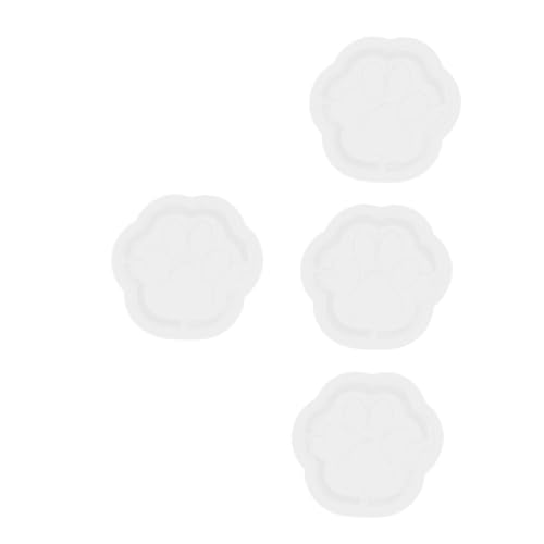 Lurrose 4 Stück Katzenpfoten-aschenbecherform Gussformen in Pfotenform Diy Handwerk Herstellung Von Formen Katzenpfoten-kunstform Aschenbecher in Pfotenform Form Für Epoxidharz Kieselgel von Lurrose