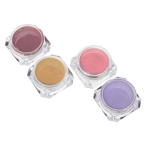 Lurrose 4 Stück Puder mit optischem Farbwechsel DIY Maniküre-Pigment Glimmerpulver metallisch akrylfarbe akryllackfarbe Epoxidharz-Pigment Epoxidharz-Glimmerpulver Natürlich ohne Substrat von Lurrose