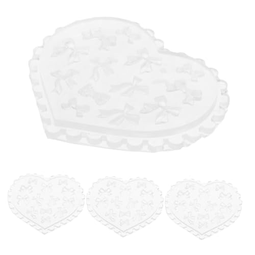 Lurrose 4 Stück Silikon Nagelkunst Formen Schleifen Motiv Wiederverwendbar Lebensmittelecht Vielseitig Für Maniküre Epoxidharz Schmuck DIY Nageldekoration Lurrose 4 Stück Silikon Nagelkunst Formen Schleifen Motiv Wiederverwendbar Lebensmittelecht Vielseitig Für Maniküre Epoxidharz Schmuck DIY Nageldekoration von Lurrose