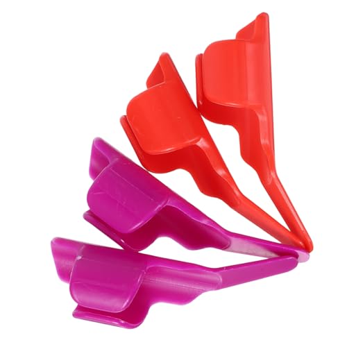 Lurrose 4 Stück Teiliges Nähfinger Schutzset Ergonomische Fingerhüte Robustem für Präzises Nähen Schützt vor Falschen Stichen und Zerbrochenen Nägeln Langlebig und Wiederverwendbar für von Lurrose