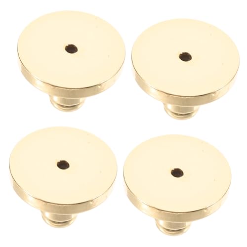 Lurrose 4 Stück Teiliges Ohrstecker Verschlüsse für Hängende Ohrringe Antidroop Design Goldfarbenes Ohrringstützsystem für Komfort und Unterstützung für Alltag und Besondere Anlässe von Lurrose