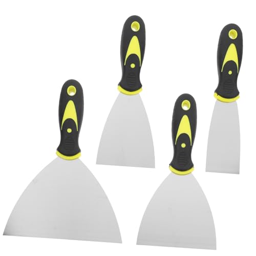 Lurrose 4 Stück Zubehör für Gasöfen glasreiniger Messer zum Abkleben von Trockenbauwänden Glasofenreiniger Glas-Kochfeldschaber Herdschaber Rasiermesser von Lurrose
