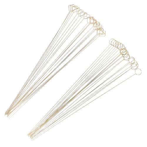 Lurrose 40 Stück Blumenkartenhalter Kartenhalter-clip Mit Blumenmuster Urlaubskarteninhaber Clips Für Blumenpflücker Dekorativer Tischkartenhalter Kranzkartenhalter Golden Eisen von Lurrose
