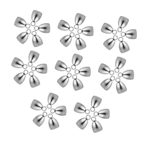 Lurrose 40 Stück Endkappen für Schmuckbänder Oval Geformte Crimpperlen für Diy Armband Ohrring Halskette Verstellbare Vielseitige Schmuckherstellung Zubehör Lurrose 40 Stück Endkappen für Schmuckbänder Oval Geformte Crimpperlen für Diy Armband Ohrring Halskette Verstellbare Vielseitige Schmuckherstellung Zubehör von Lurrose