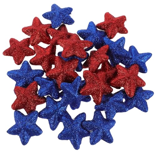 Lurrose 40 Stück Glitzersterne für Bastelarbeiten Patriotische Dekorationen für Unabhängigkeitstag Tischkonfetti Auto Dekoration für Feiern und Geschäfte Rot und Blau Lurrose 40 Stück Glitzersterne für Bastelarbeiten Patriotische Dekorationen für Unabhängigkeitstag Tischkonfetti Auto Dekoration für Feiern und Geschäfte Rot und Blau von Lurrose