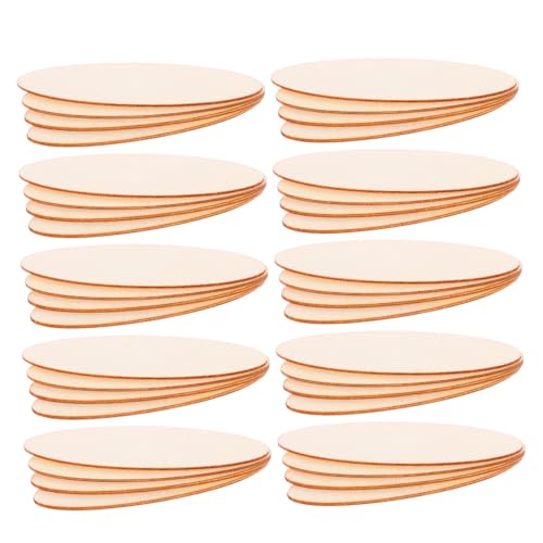 Lurrose 40 Stück Unfertiges Ovales Holzstück Unbehandeltes Holz Zum Basteln Holzhandwerk Natürliche Holzausschnitte Holzscheiben Unbemalt Ovale Unfertige Holzscheiben Khaki Lurrose 40 Stück Unfertiges Ovales Holzstück Unbehandeltes Holz Zum Basteln Holzhandwerk Natürliche Holzausschnitte Holzscheiben Unbemalt Ovale Unfertige Holzscheiben Khaki von Lurrose
