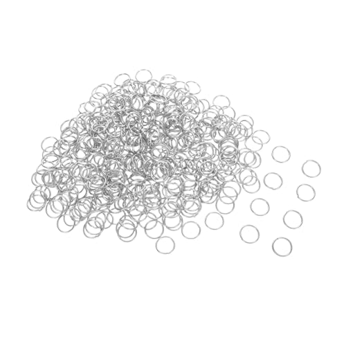 Lurrose 400 Stück Edelstahlsprungring Biegeringe für Schmuck Biegeringe Halskette Schnallenverschluss Schmuckzubehör Schmuckverschlüsse für Rostfreier Stahl Silber Lurrose 400 Stück Edelstahlsprungring Biegeringe für Schmuck Biegeringe Halskette Schnallenverschluss Schmuckzubehör Schmuckverschlüsse für Rostfreier Stahl Silber von Lurrose